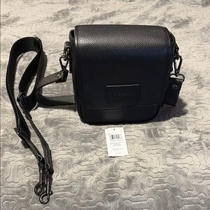Coach Black Leather Lucas Crossbody
